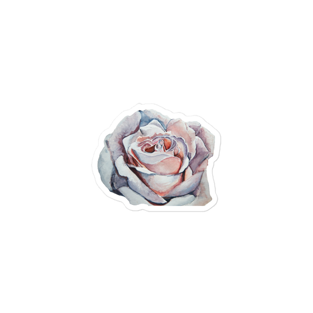 Stickers clavier rose floral - Stickers Malin